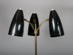 Maison Arlus Rare Arlus Three shade Articulated Floor lamp France c1950 - 3452050