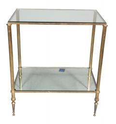 Maison Bagues Style Brass and Glass Table - 3739121