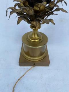 Maison Charles 1950 70 Bronze Pineapple Lamp Signed Charles Fils Made In France - 3662768