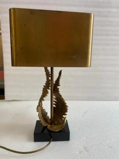 Maison Charles 1965 Maison Charles Foug res Lamp In Bronze Signed - 3670739