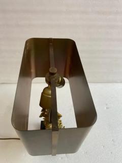 Maison Charles 1965 Maison Charles Foug res Lamp In Bronze Signed - 3670742