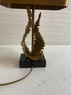 Maison Charles 1965 Maison Charles Foug res Lamp In Bronze Signed - 3670755