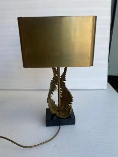 Maison Charles 1965 Maison Charles Foug res Lamp In Bronze Signed - 3670759