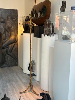 Maison Charles 1970 Bronze Floor Lamp Maison Charles Decor Palm Tree H 160 cm - 4206565