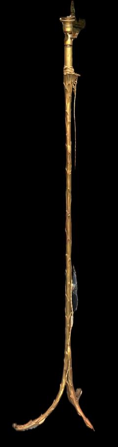 Maison Charles 1970 Bronze Floor Lamp Maison Charles Decor Palm Tree H 160 cm - 4206571