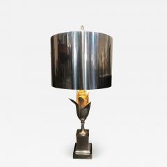 Maison Charles BRASS AND GILT BRONZE CORN TABLE LAMP BY MAISON CHARLES ET FILS - 2015779