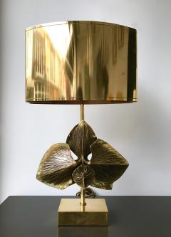 Maison Charles Bronze Orchid Lamp by Maison Charles France 1970s - 879704