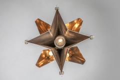 Maison Charles French Hollywood Regency Maison Charles Star Shaped Floor Lamp 1960s - 1566268