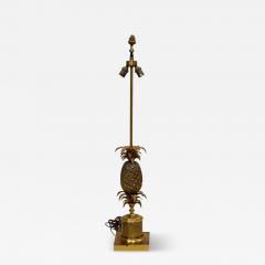 Maison Charles French Mid Century Modern Neoclassical Brass Pineapple Table Lamp Maison Charles - 4523695