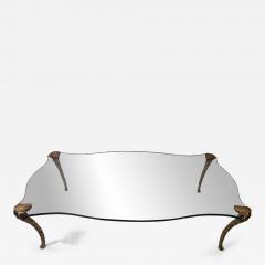 Maison Charles MAISON CHARLES STYLE GILT ACANTHUS CABRIOLE LEG COFFEE TABLE - 3152552