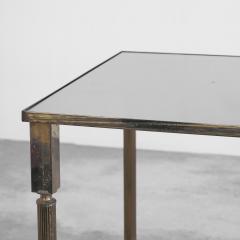 Maison Charles Maison Charles Coffee Table in Patinated Brass and Mirror Glass 1960s - 4608418