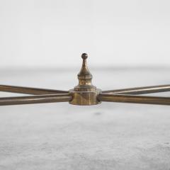 Maison Charles Maison Charles Coffee Table in Patinated Brass and Mirror Glass 1960s - 4608436