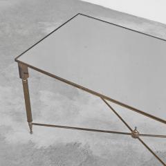 Maison Charles Maison Charles Coffee Table in Patinated Brass and Mirror Glass 1960s - 4608478
