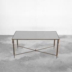 Maison Charles Maison Charles Coffee Table in Patinated Brass and Mirror Glass 1960s - 4608481