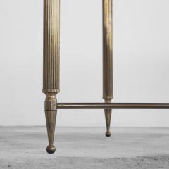 Maison Charles Maison Charles Coffee Table in Patinated Brass and Mirror Glass 1960s - 4608482