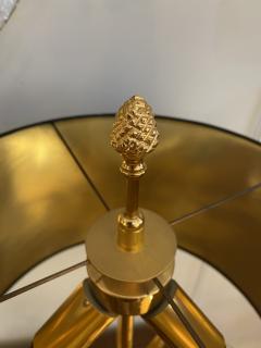 Maison Charles Mid Century Modern Brass Table Lamp in the Style of Maison Charles - 2593064