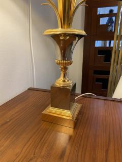 Maison Charles Mid Century Modern Brass Table Lamp in the Style of Maison Charles - 2593067