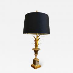 Maison Charles Mid Century Modern Brass Table Lamp in the Style of Maison Charles - 2596469