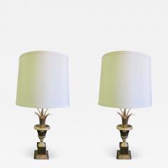 Pair of Neoclassical Lamps Attributed to Maison Charles Pair of Neoclassical Lamps Attributed to Maison Charles