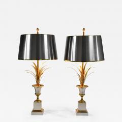 Maison Charles Pair of Vase Roseaux table lamps - 3281658