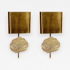 Maison Charles Pair of sconces leaf by Maison Charles - 813342