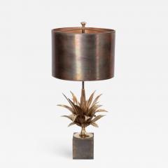 Maison Charles Rare Early Signed Maison Charles Agave a Gorge 2390 1 Table Lamp - 631744