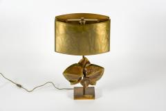 Maison Charles Rare bronze lamp by maison Charles - 1075779