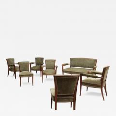 Maison Dominique Fine French 1930s 7 Piece Living Room Set by Dominique - 4369495
