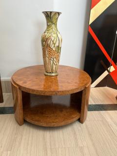 Maison Dominique Maison Dominique Attributed Art Deco Drum Coffee Table France circa 1930 - 4600470