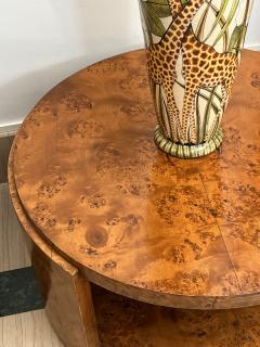 Maison Dominique Maison Dominique Attributed Art Deco Drum Coffee Table France circa 1930 - 4600472