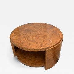 Maison Dominique Maison Dominique Attributed Art Deco Drum Coffee Table France circa 1930 - 4601607