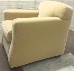 Maison Dominique Maison Dominique Chic Powerful Pair of Club Chair Newly Covered in Mohair Velvet - 449461