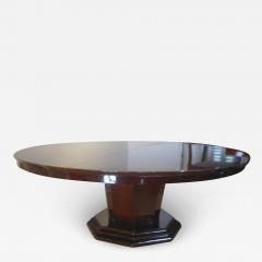 Maison Dominique Maison Dominique Largest Round Dining Table with a Central Foot 1 Leaf - 2378675