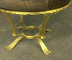 Maison Dominique Maison Dominique Rarest Sturdy Refined Gold Leaf Wrought Iron Coffee Table - 2375725