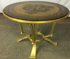 Maison Dominique Maison Dominique Rarest Sturdy Refined Gold Leaf Wrought Iron Coffee Table - 2375728