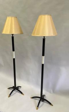 Maison Dominique Rare Pair of French Art Deco Floor Lamps by Dominique 1930s - 4102670
