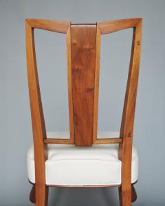 Maison Dominique Set of 8 Fine French Art Deco Walnut Chairs by Dominique 6 Side and 2 Arm  - 4273177