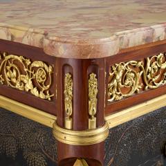 Maison Forest Antique ormolu mounted mahogany and Chinese lacquer commode by Maison Forest - 3585846