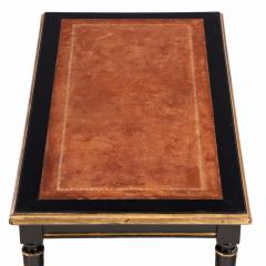 Maison Jansen 1940s French Maison Jansen Leather Top Coffee Table - 4571080