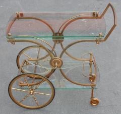 Maison Jansen 1950 1970 Bronze Rolling Bar Maison Jansen - 2534215