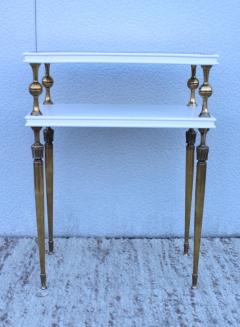 Maison Jansen 1950s French Brass Two Tier End Tables - 1719167