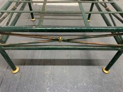 Maison Jansen 1950s French Painted Wrought Iron Bench - 1912811