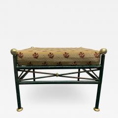 Maison Jansen 1950s French Painted Wrought Iron Bench - 1913163