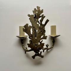 Maison Jansen 1950s Maison Jansen Sea themed Wall Sconce - 4613010