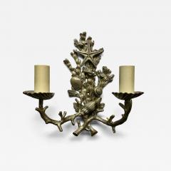 Maison Jansen 1950s Maison Jansen Sea themed Wall Sconce - 4614554