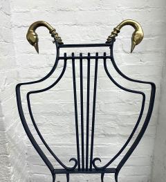 Maison Jansen 1950s Maison Jansen Swan and Lyre Back Chairs - 3191056