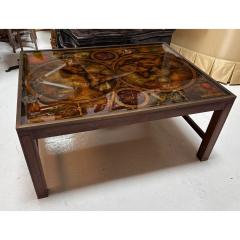 Maison Jansen 1960 s Maison Jansen Eglomise World Globe Cocktail Table - 3396609