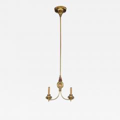 Maison Jansen 1960 s Maison Jansen Neoclassical Pendant Chandelier Light Fixture - 4401628