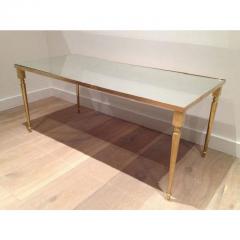 Maison Jansen 1960S PAIR OF JANSEN BRASS COFFEE TABLES - 796085