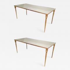 Maison Jansen 1960S PAIR OF JANSEN BRASS COFFEE TABLES - 798101